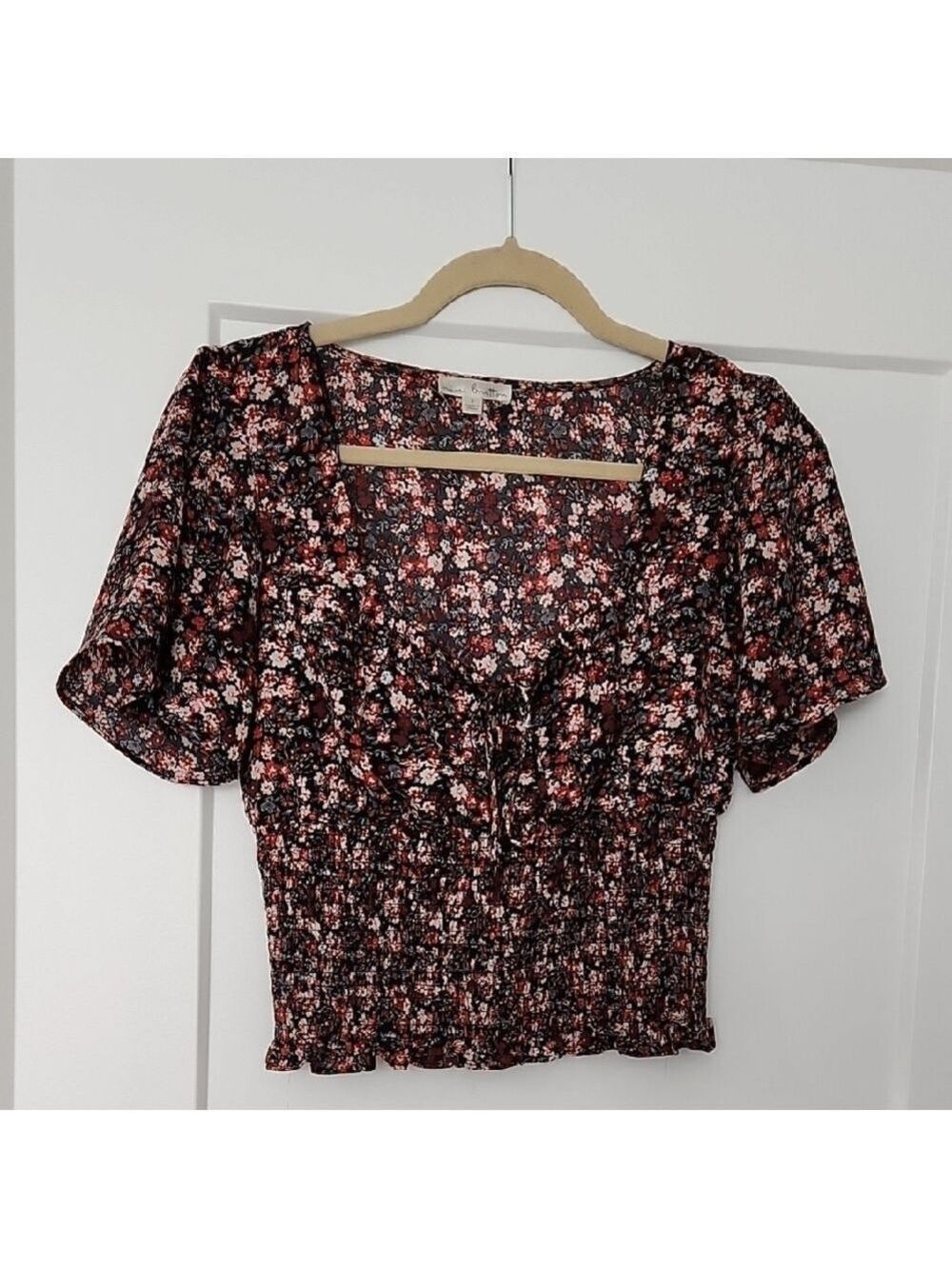 Floral Smocked Women's Top